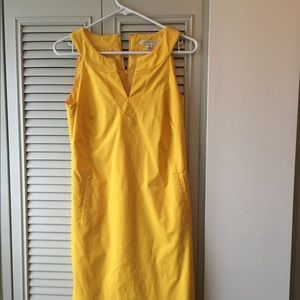Yellow Knee Length Dress